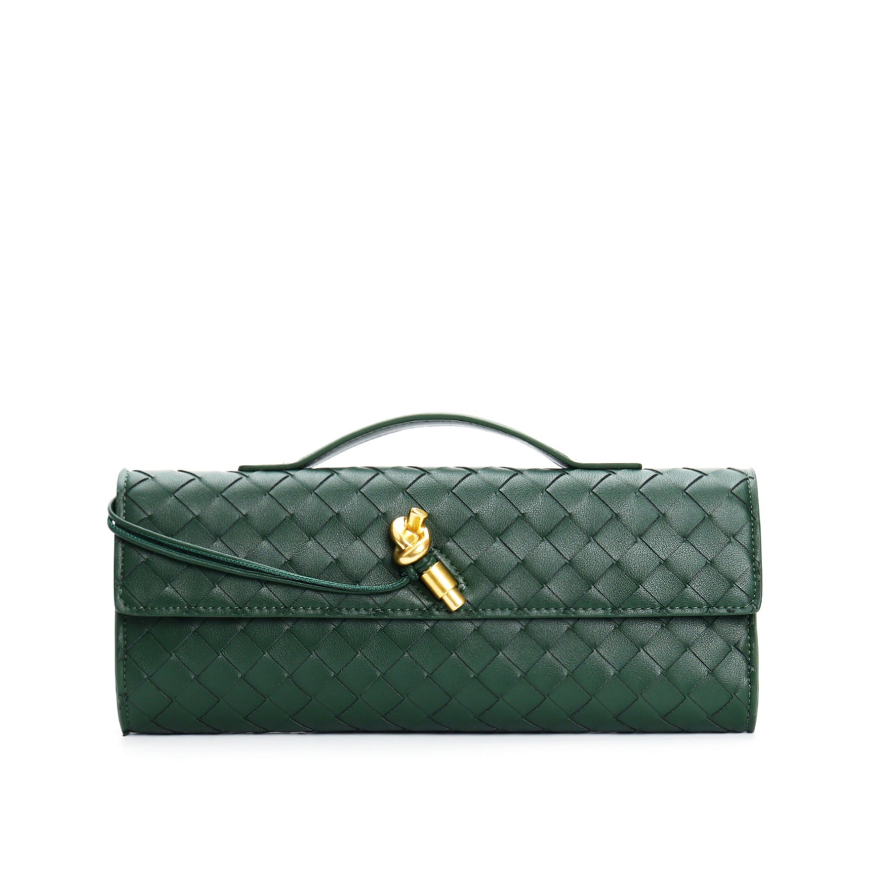 Shoulder Bag Clutch Design-bags > shoulder bags > clutches-Laventaire-Dark Green-One Size-Laventaire
