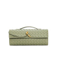 Shoulder Bag Clutch Design-bags > shoulder bags > clutches-Laventaire-Light Green-One Size-Laventaire