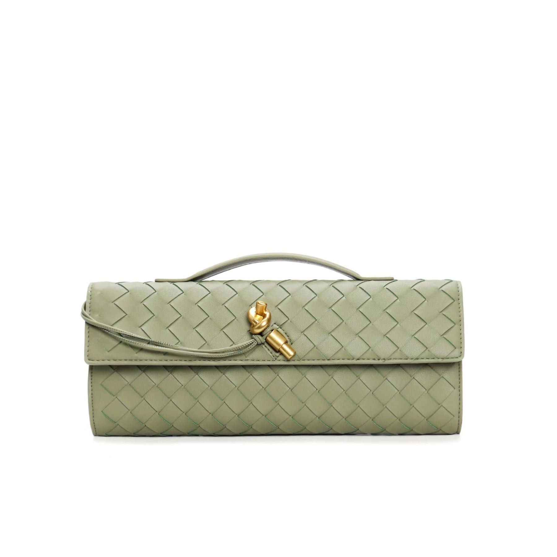 Shoulder Bag Clutch Design-bags > shoulder bags > clutches-Laventaire-Light Green-One Size-Laventaire