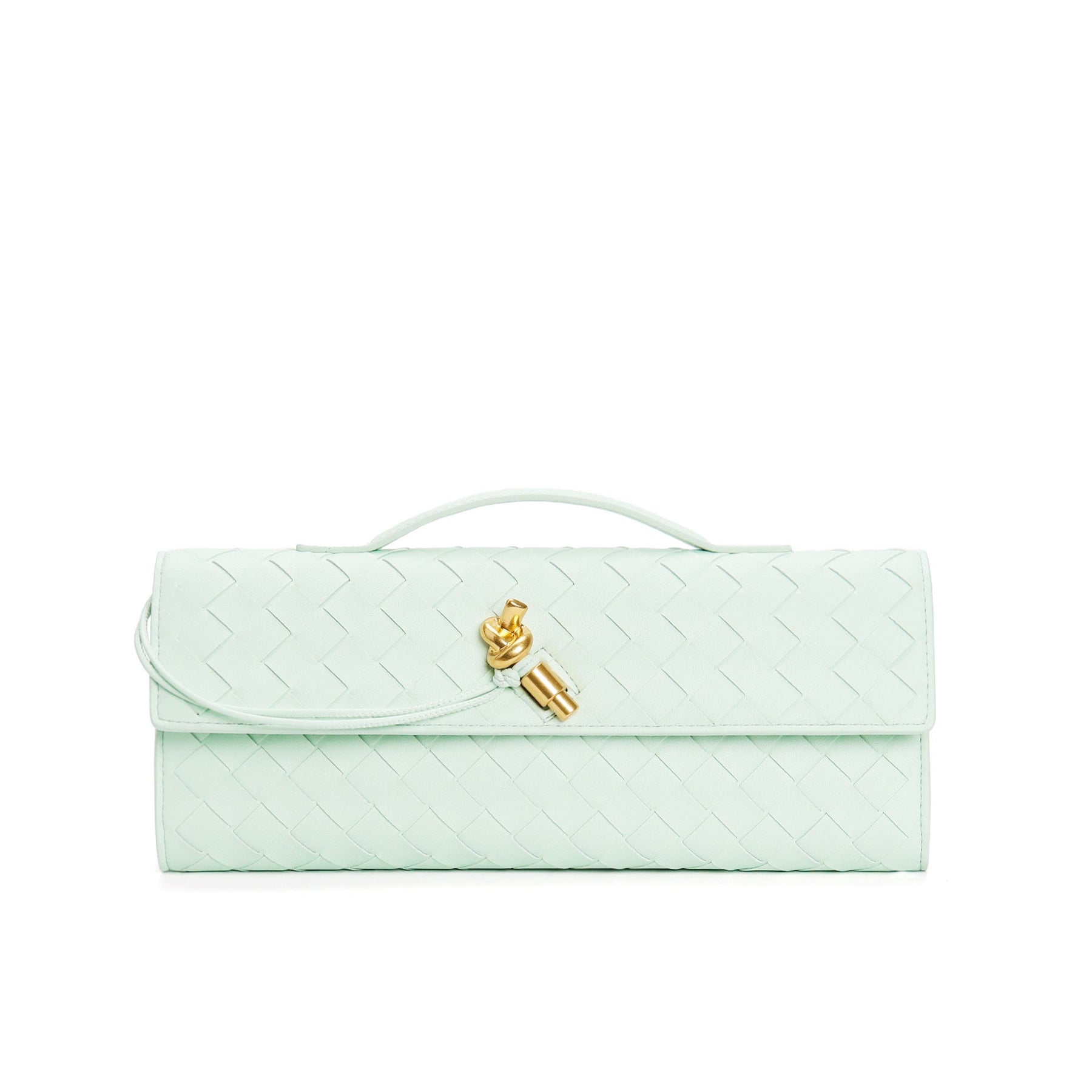 Shoulder Bag Clutch Design-bags > shoulder bags > clutches-Laventaire-Mint Green-One Size-Laventaire