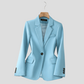 Single-Breasted Blazer Jacket-jackets > blazers-Laventaire-Laventaire