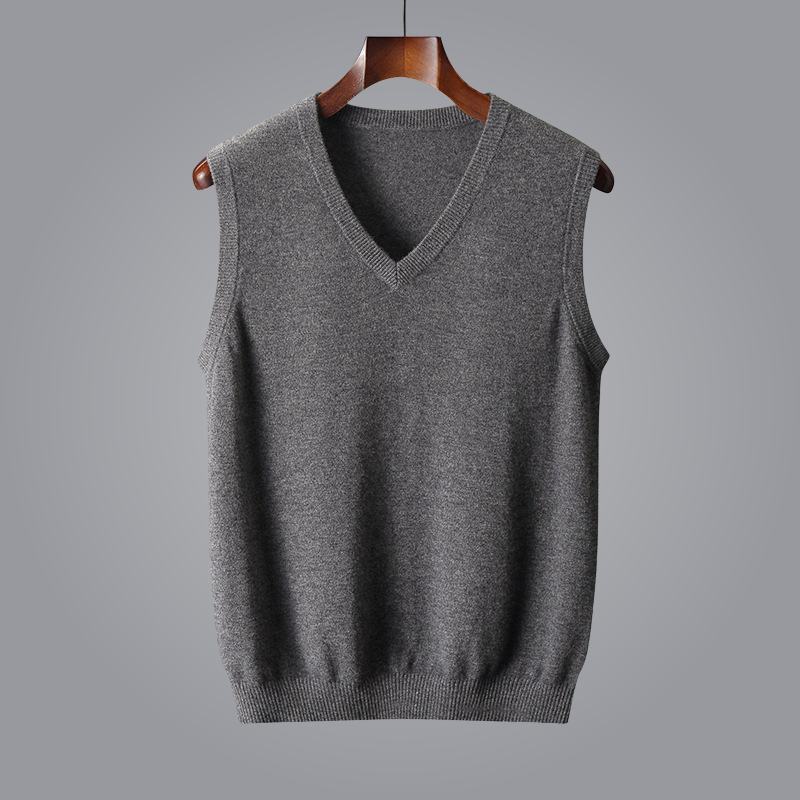 Sleeveless Gilet Vest-outerwear > gilet-Laventaire-Dark Gray-XS-Laventaire