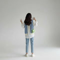 Sleeveless Graphic Knit Gilet-gilets > sleeveless gilets-Laventaire-Laventaire