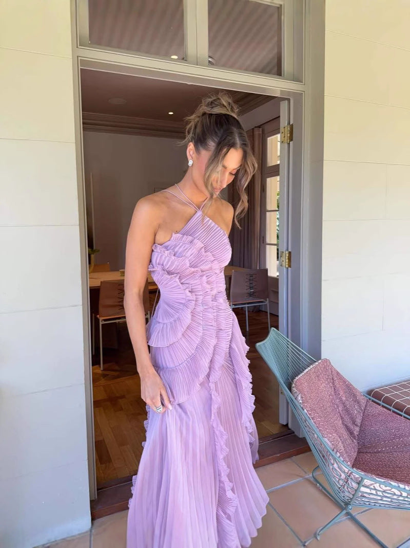 Sleeveless Summer Maxi Dress-dresses > summer dress-Laventaire-Laventaire