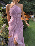 Sleeveless Summer Maxi Dress-dresses > summer dress-Laventaire-Laventaire