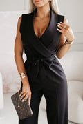 Sleeveless Wide Leg Jumpsuit-jumpsuits > wide leg jumpsuit-Laventaire-Laventaire