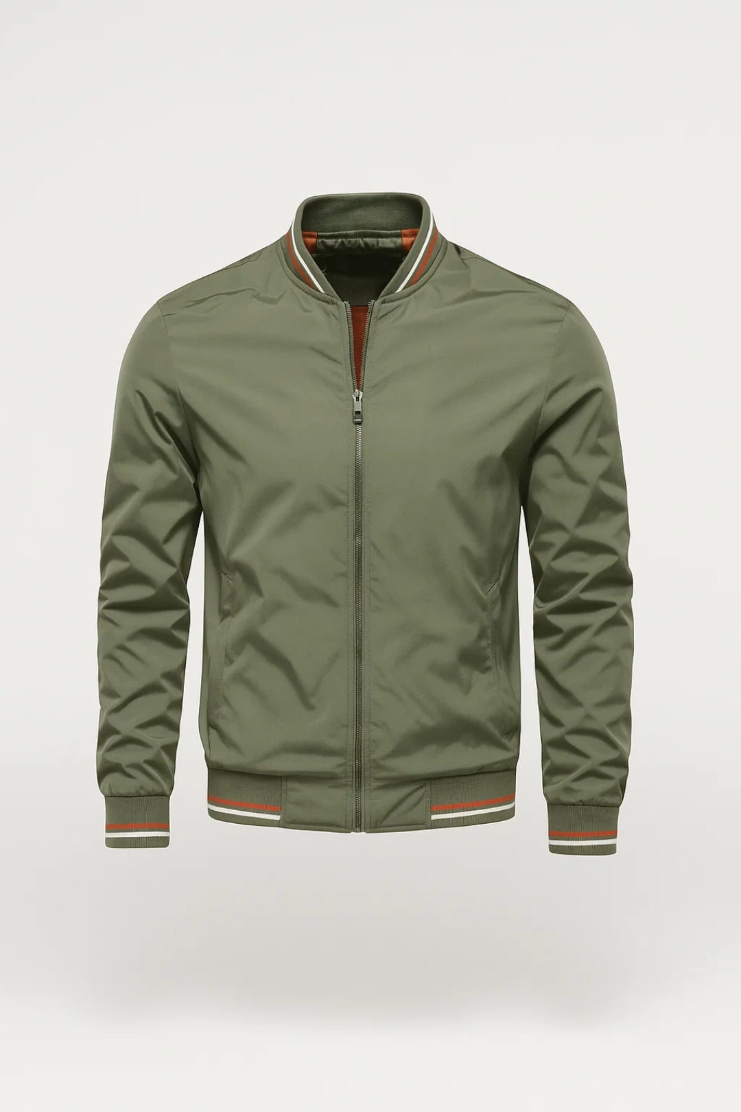 Slim Fit Bomber Jacket-jackets > bomber jackets-Laventaire-Laventaire