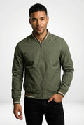 Slim Fit Bomber Jacket-jackets > bomber jackets-Laventaire-Laventaire