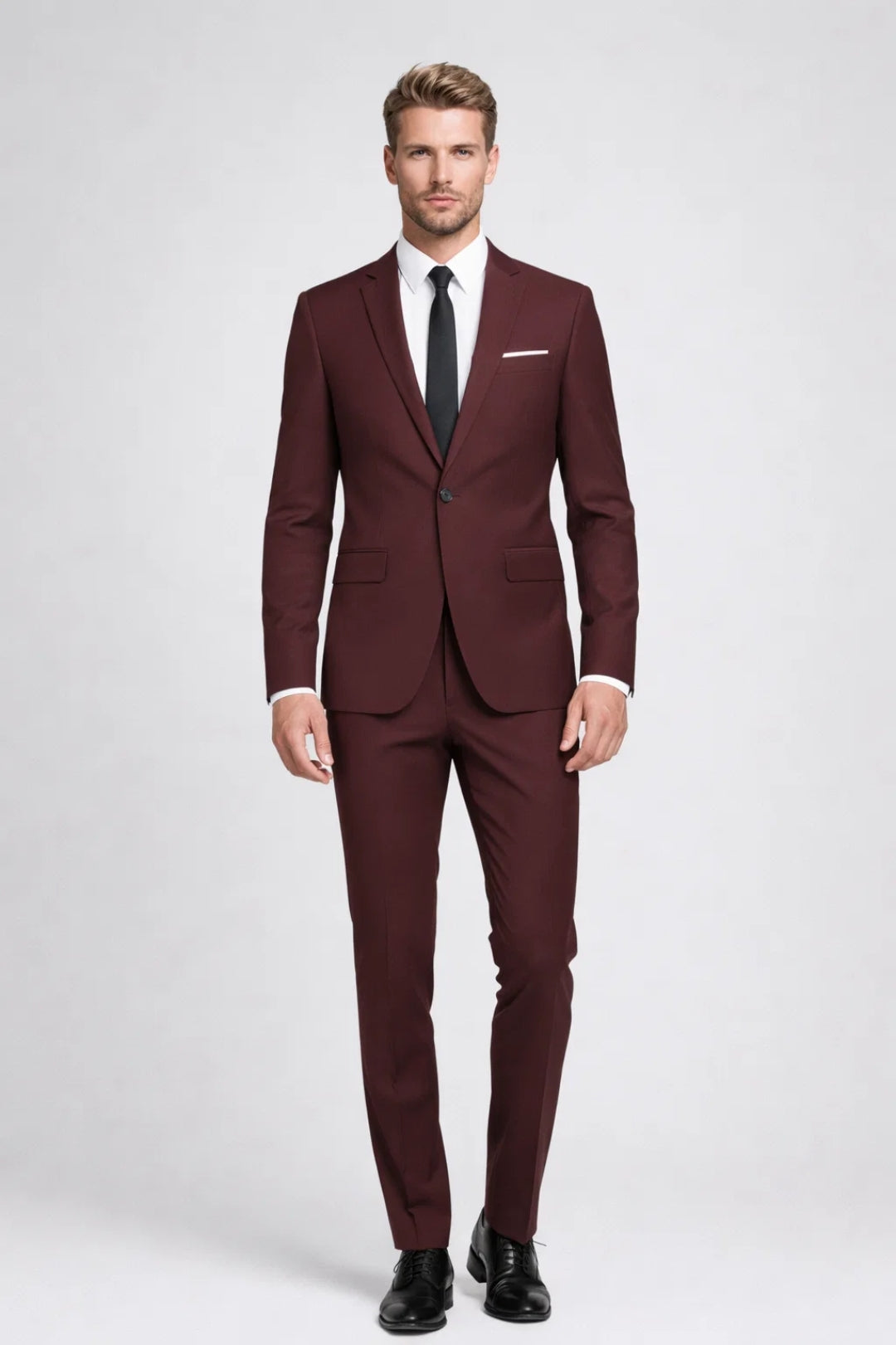 Slim Fit Business Suit-suits > business suits-Laventaire-Laventaire