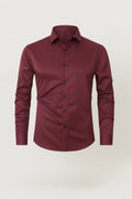 Slim Fit Button Up Shirt-shirts > button up shirts-Laventaire-Laventaire