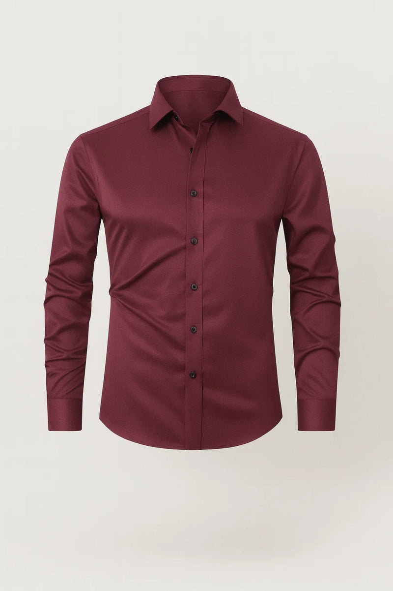 Slim Fit Button Up Shirt-shirts > button up shirts-Laventaire-Laventaire
