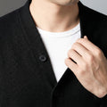 Slim Fit Cardigan Jacket-outerwear > cardigan jacket-Laventaire-Laventaire