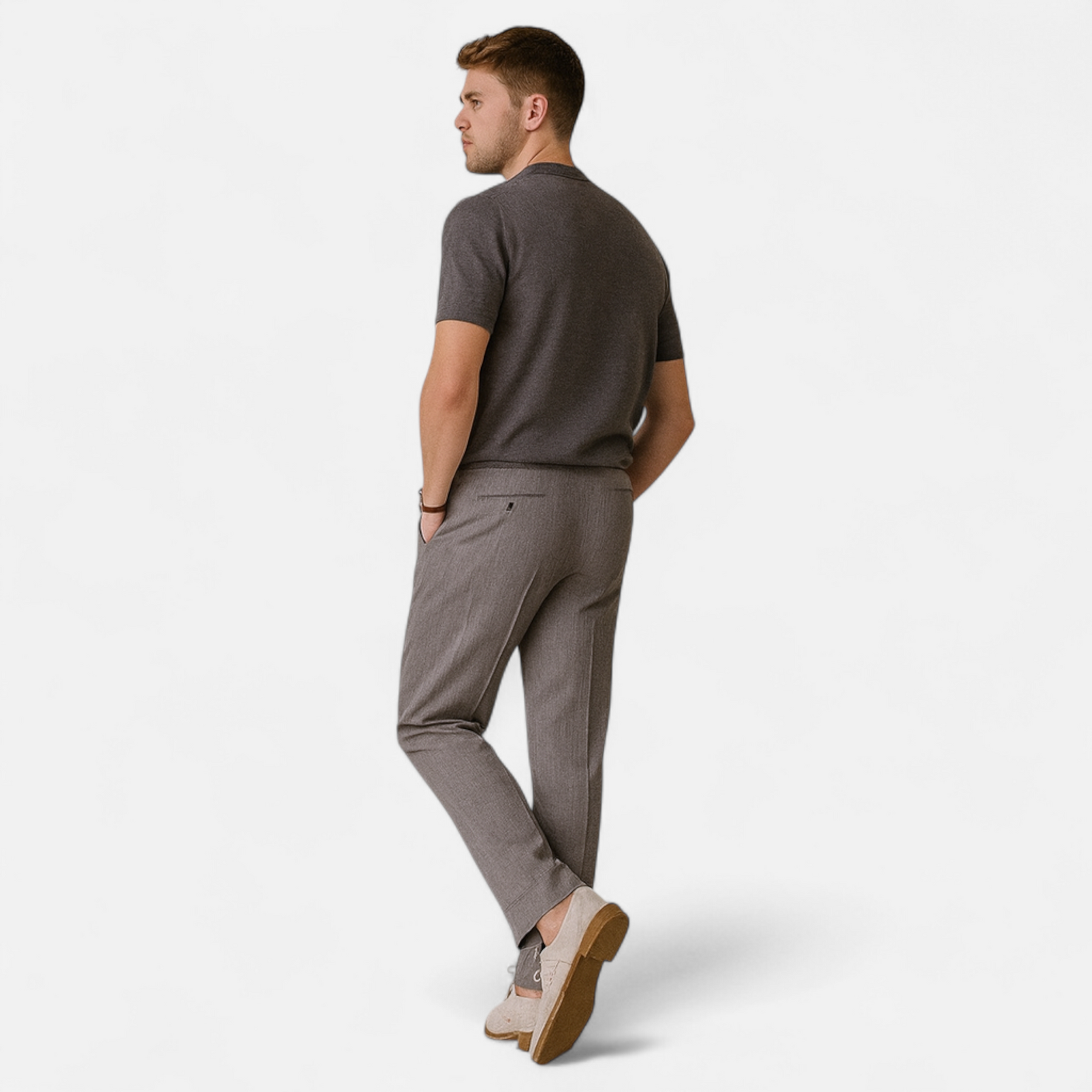 Slim Fit Casual T-Shirt-T-shirts > Slim Fit T-shirt-Laventaire-Laventaire
