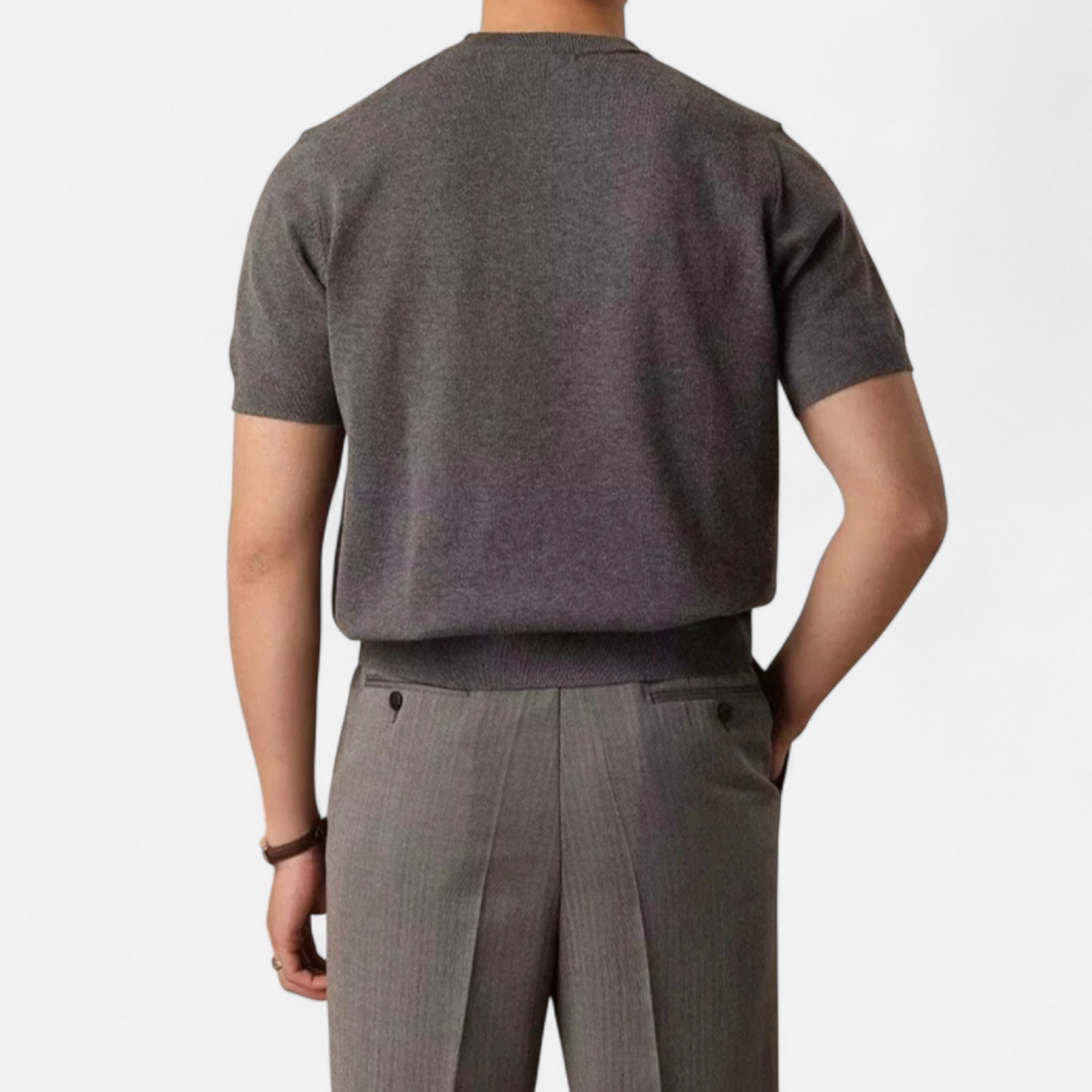 Slim Fit Casual T-Shirt-T-shirts > Slim Fit T-shirt-Laventaire-Laventaire
