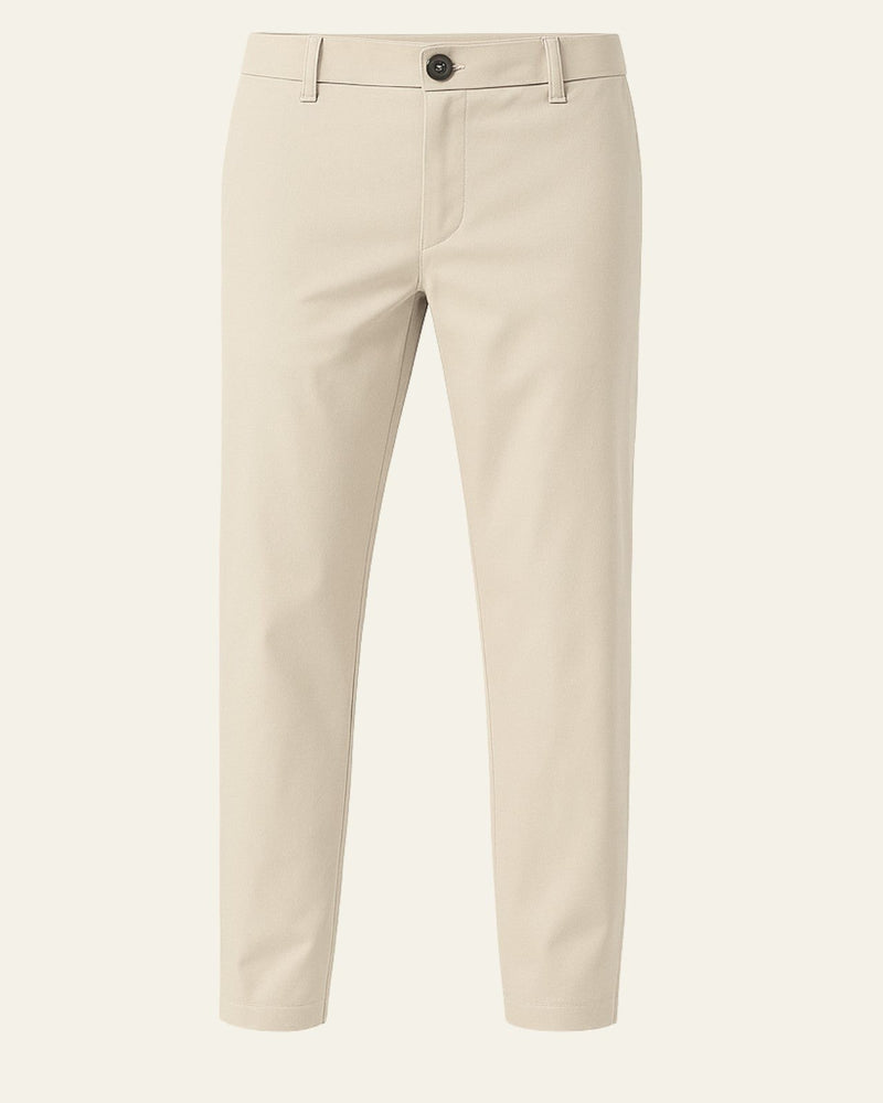 Slim Fit Chino Trousers-trousers > chinos-Laventaire-Laventaire