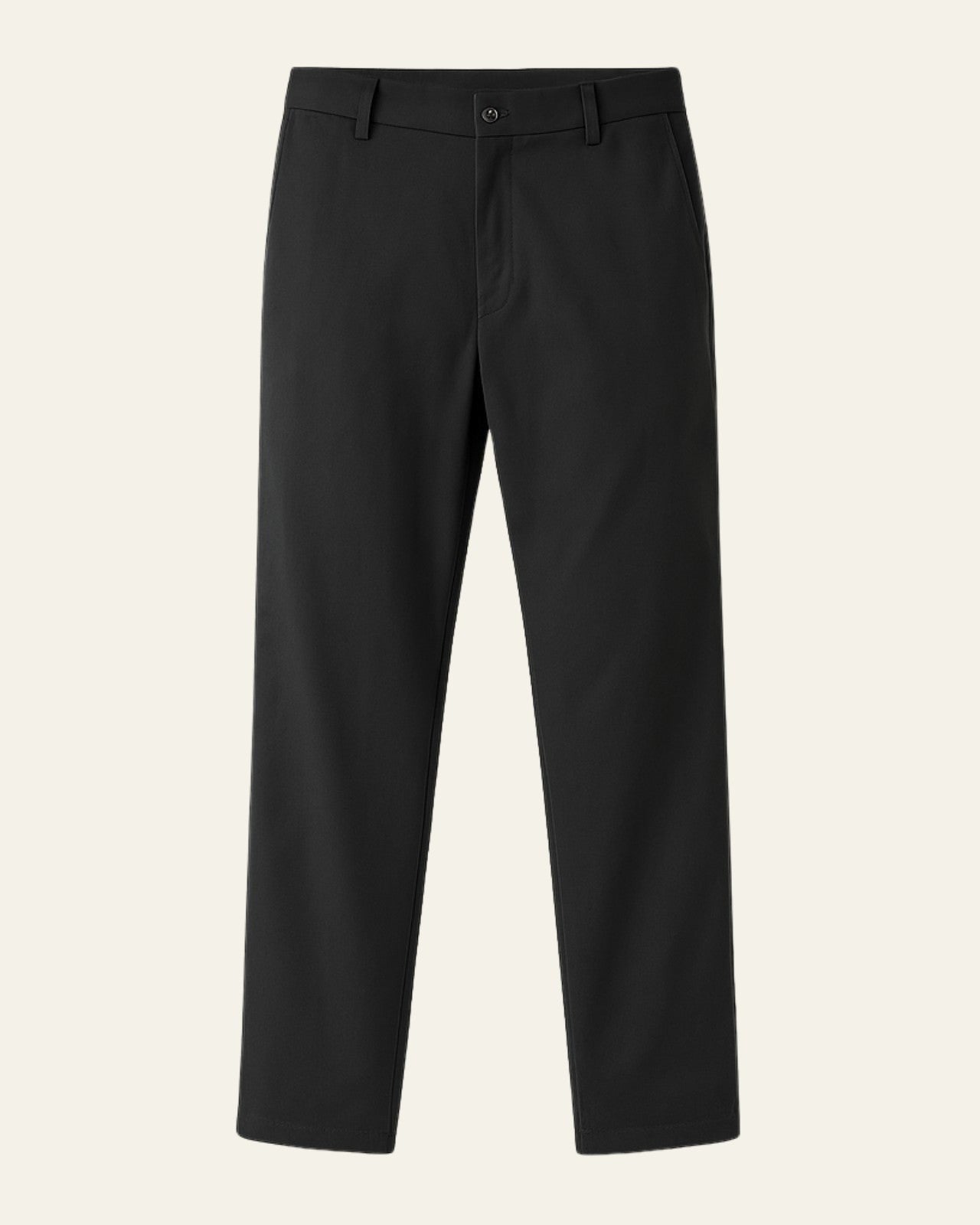 Slim Fit Chino Trousers-trousers > chinos-Laventaire-Black-S-Laventaire