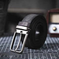 Slim Fit Dress Belt-accessories > belts > dress belts-Laventaire-Black-S-Laventaire