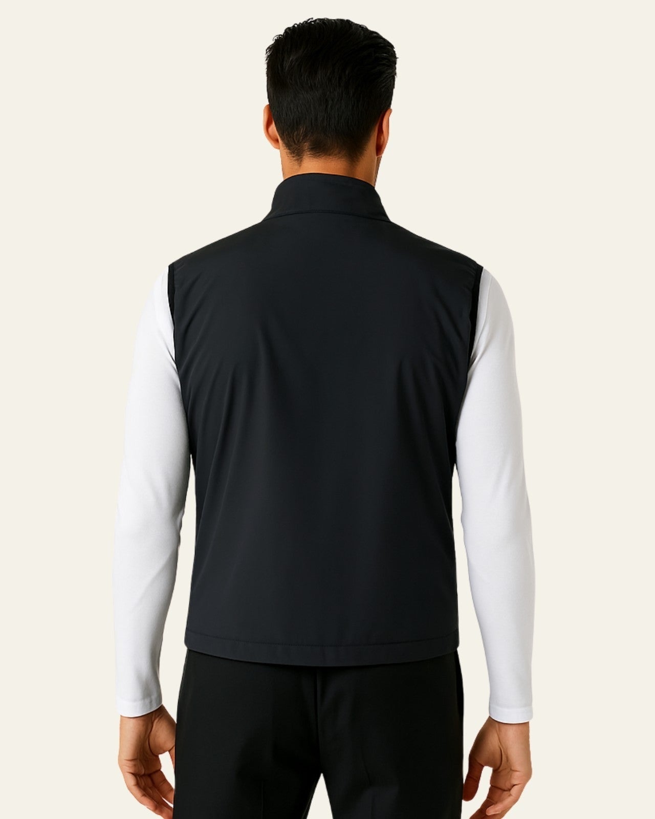 Slim Fit Fleece Vest-vest > fleece vest-Laventaire-Laventaire