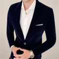 Slim Fit Formal Blazer-blazers > formal blazers-Laventaire-Laventaire