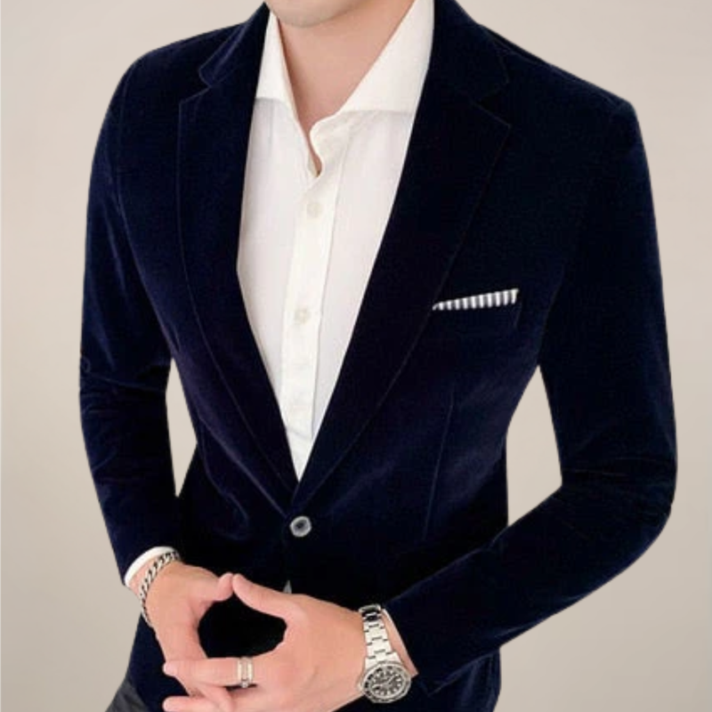 Slim Fit Formal Blazer-blazers > formal blazers-Laventaire-Laventaire