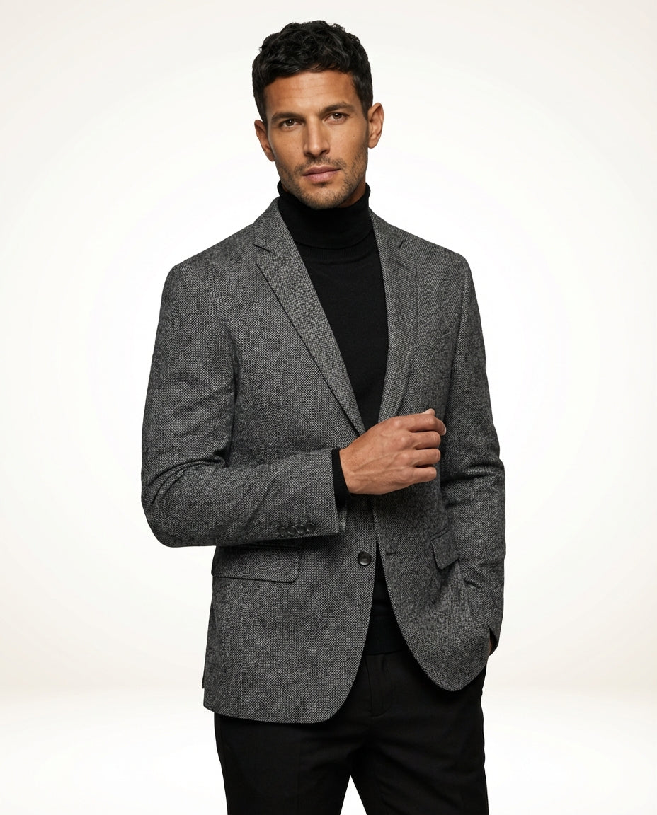 Slim Fit Formal Blazer-blazers > formal blazers-Laventaire-Laventaire
