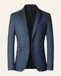 Slim Fit Formal Blazer-blazers > formal blazers-Laventaire-Dark Blue-S-Laventaire