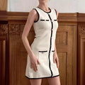 Slim Fit Mini Dress-dresses > mini dress-Laventaire-Laventaire