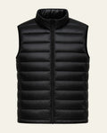 Slim Fit Padded Vest-outerwear > vests > padded vests-Laventaire-Laventaire