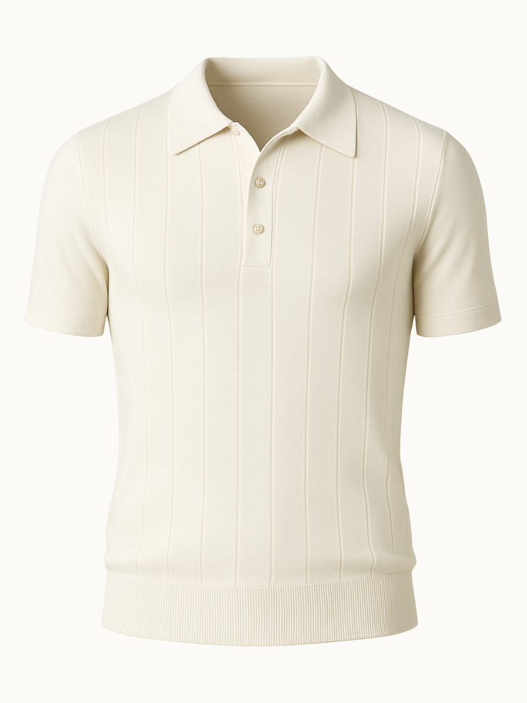 Slim Fit Polo Shirt-shirts > polo shirts-Laventaire-Laventaire
