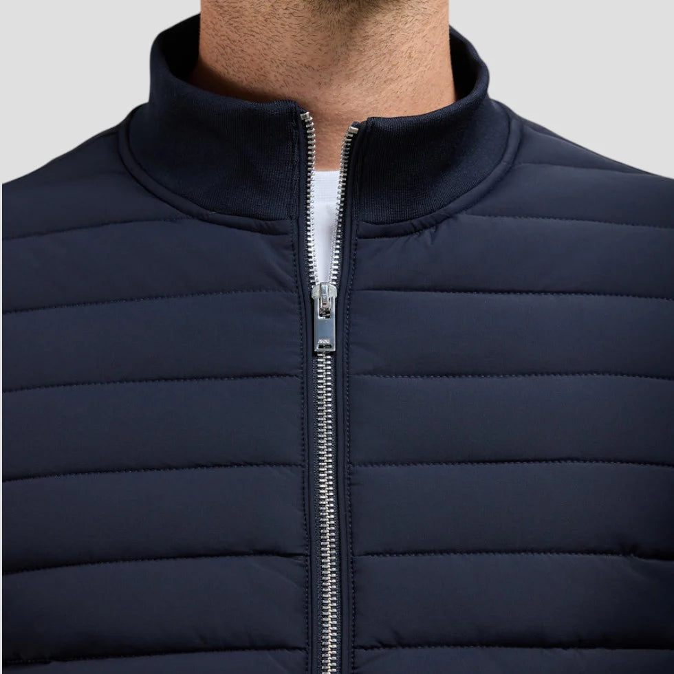 Slim Fit Puffer Jacket-outerwear > jackets > puffer jackets-Laventaire-Laventaire