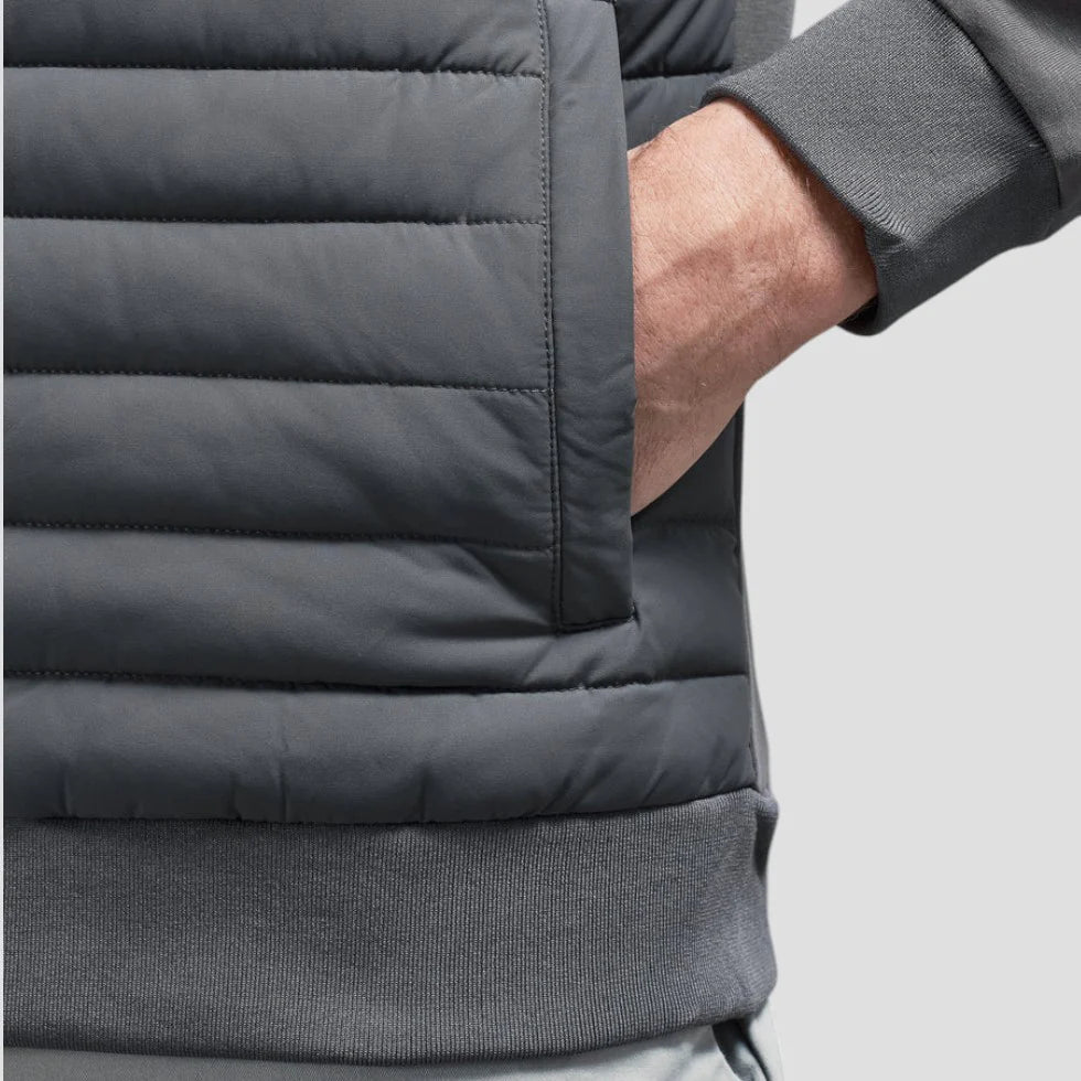 Slim Fit Puffer Jacket-outerwear > jackets > puffer jackets-Laventaire-Laventaire