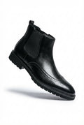 Slim Fit Slip On Boots-footwear > boots > slip-on boots-Laventaire-Laventaire