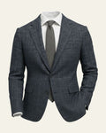 Slim Fit Structured Blazer-jackets > blazers-Laventaire-Laventaire