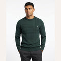 Slim Fit Sweater-sweaters > slim fit sweater-Laventaire-Dark Green-S-Laventaire