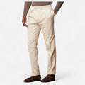 Slim Fit Tailored Trousers-trousers > tailored trousers-Laventaire-Laventaire