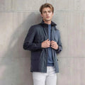 Slim Fit Transitional Jacket-jackets > transitional jackets-Laventaire-Laventaire