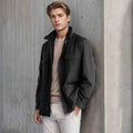 Slim Fit Transitional Jacket-jackets > transitional jackets-Laventaire-Laventaire