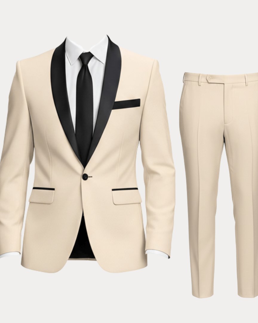 Slim Fit Wedding Suit-suits > wedding suit-Laventaire-Laventaire