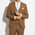 Slim Fit Wedding Suit-suits > wedding suits-Laventaire-Brown-M-Laventaire