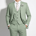 Slim Fit Wedding Suit-suits > wedding suits-Laventaire-Mint Green-M-Laventaire