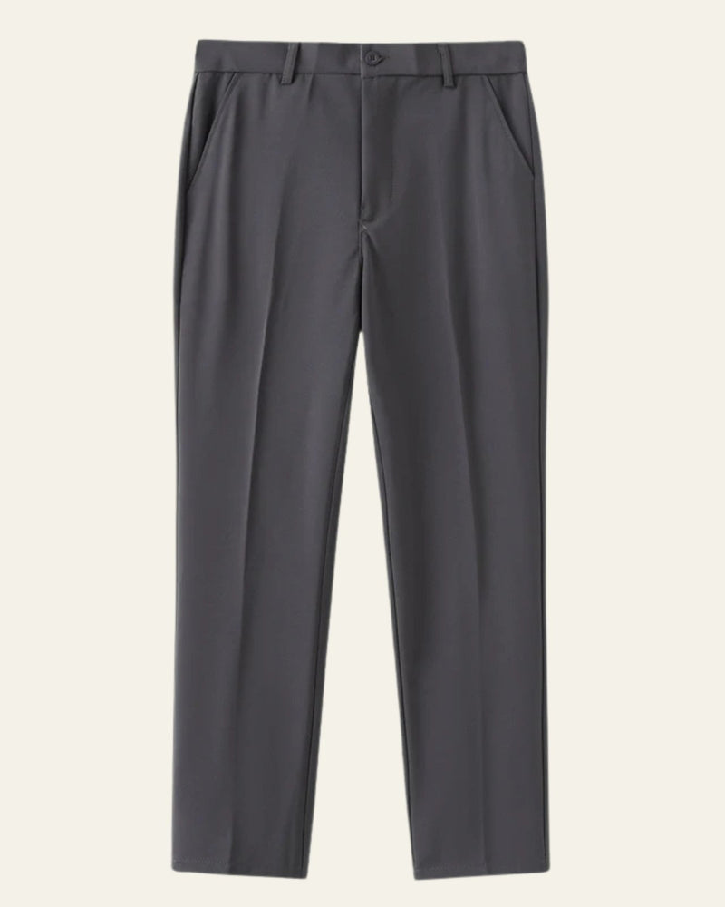 Slim Stretch Trousers-trousers > slim fit trousers-Laventaire-Laventaire