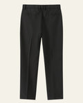 Slim Stretch Trousers-trousers > slim fit trousers-Laventaire-Black-XS-Laventaire