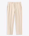 Slim Stretch Trousers-trousers > slim fit trousers-Laventaire-Cream-XS-Laventaire