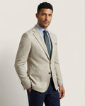 Slim Textured Blazer-blazers > slim fit blazer-Laventaire-Laventaire