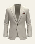 Slim Textured Blazer-blazers > slim fit blazer-Laventaire-Laventaire