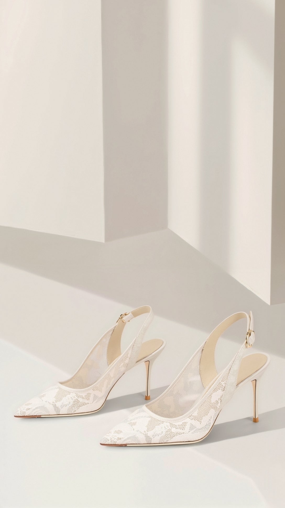 Slingback Bridal Heels-shoes > heels > bridal heels-Laventaire-Laventaire