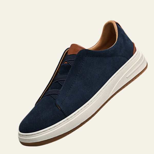 Slip-On Casual Sneakers-footwear > sneakers > casual sneakers-Laventaire-Navy Blue-38-Laventaire