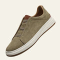 Slip-On Casual Sneakers-footwear > sneakers > casual sneakers-Laventaire-Olive Green-38-Laventaire