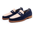 Smart Casual Penny Loafers-footwear > loafers-Laventaire-Navy Blue-38-Laventaire