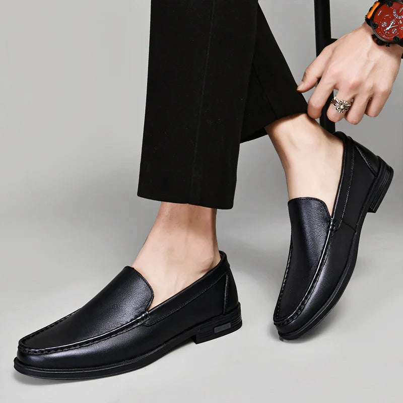 Smart Casual Slip On Loafers-footwear > loafers-Laventaire-Laventaire